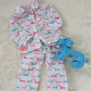 OG Puppy PJs with Plush Dog